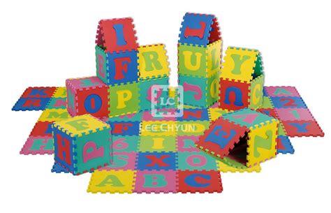 36 PCS ALPHABET & NUMBER PUZZLE MAT - EVA Foam Mat, EVA Foam Tiles ...