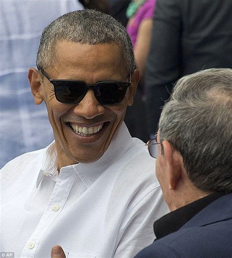 Obama wears a pair of $485 designer sunglasses in Cuba