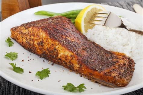 Cajun Grilled Salmon with Dirty Rice - Wild Salmon Recipes | Seafood | Pinterest | Wild salmon ...