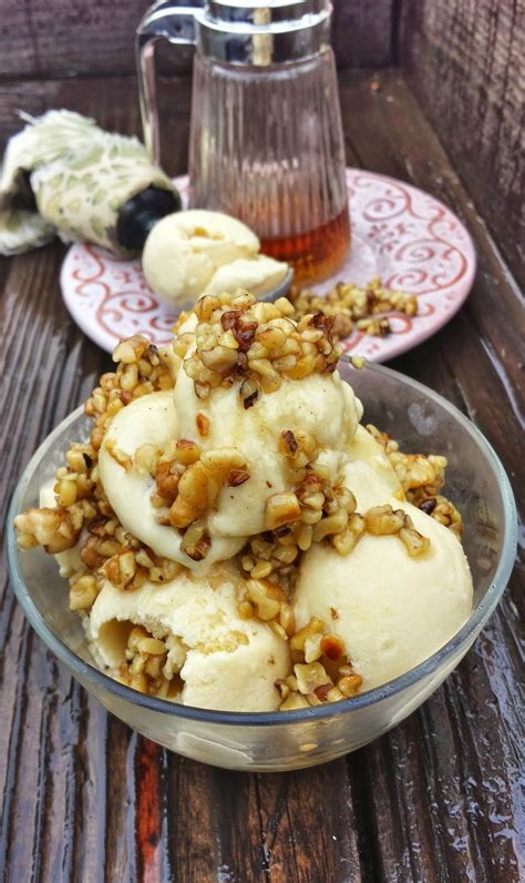 Maple Walnut Ice Cream - Three Kids and a Fish