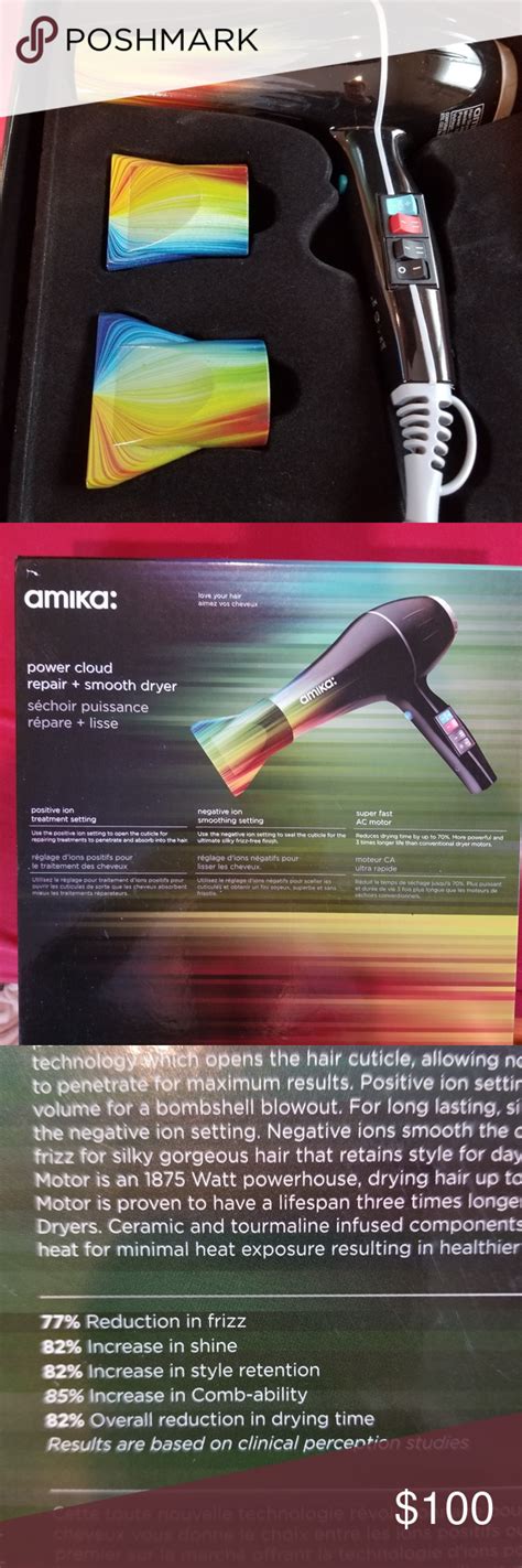 Amika Professional Hair Dryer | Repair and Smooth Your Hair