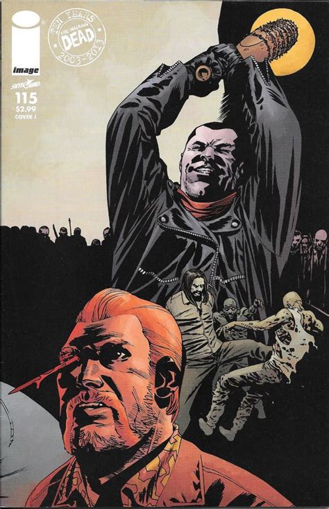 The Walking Dead #115 NM Cover J Variant First Print All Out War Negan | Walking dead comics ...