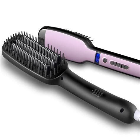 2018 New Hair Straightener Brush Wet and Dry Brush Steam Best ...