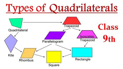 Types Of Quadrilaterals Project