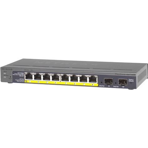 Netgear GS110TP ProSAFE 8-Port Gigabit PoE Smart GS110TP-200NAS