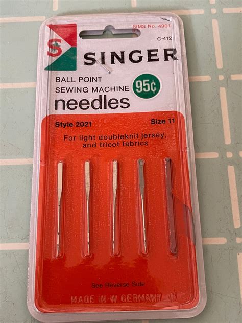 Vintage Singer Sewing Machine Needles-style 2021 & 2045 | Etsy