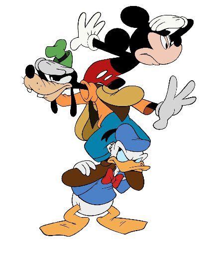 Mickey, Goofy & Donald | Disney friends, Goofy pictures