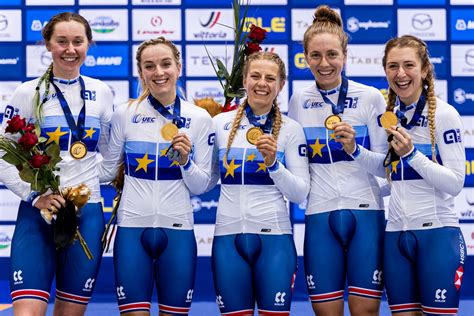 European Track Championships 2020: GB women’s team pursuit squad take gold as Elinor Barker ...