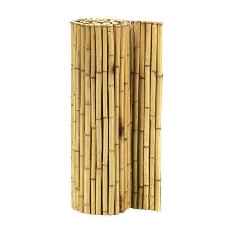 Cali Bamboo (Actual: 4-ft x 4-ft) Bamboo Fencing Natural Bamboo Privacy Rolled Fencing at Lowes.com