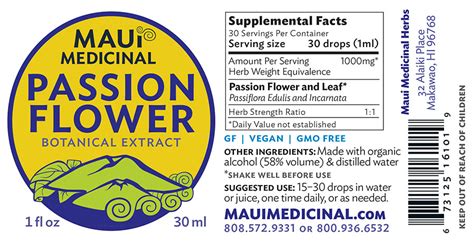 Passion Flower | Natural Relaxation | stress relief | sedative | herbs | mauimedicinal