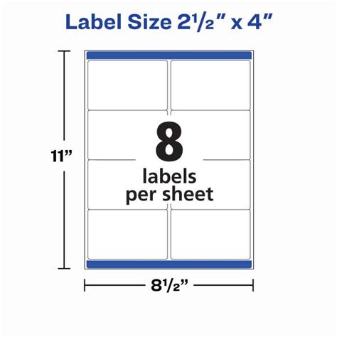 Avery® Shipping Labels, Sure Feed™ and TrueBlock® Technology, Permanent ...