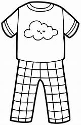 Free Printable Cute Pajamas Coloring Page In 2021  Toddler coloring sketch template