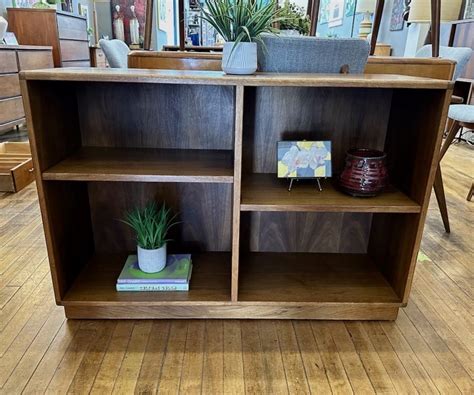 Mid Century Walnut Bookcase with Adjustable Shelves | Circa