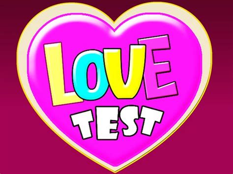 Love Test Game - Play Free Game Online on uBestGames.com