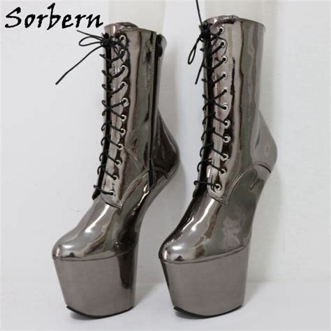 Sorbern Heelless Heel Shoes Boots