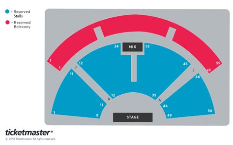 Sheffield City Hall Seating Map