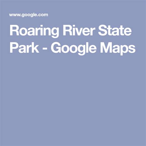 Roaring River State Park Map - Maping Resources