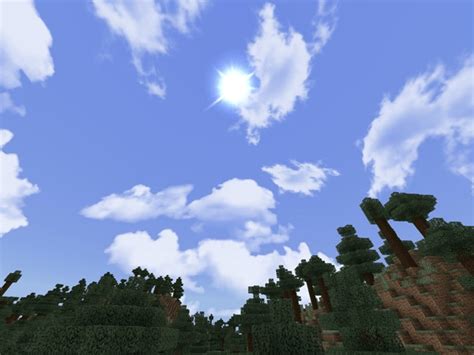 Realistic Sky | Cloud Cubemap - MCPE Texture Packs | minecrafts.us