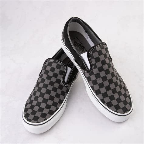 Vans Slip-On Checkerboard Skate Shoe Black White | ubicaciondepersonas ...