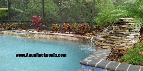 AquaRock Pool waterfalls Orlando,Tampa: Natural rock waterfalls for ...