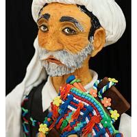 Old Baloch Musician of Pakistan - Decorated Cake by - CakesDecor