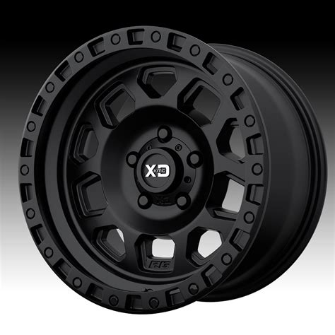 KMC XD Series XD132 RG2 Satin Black Custom Wheels Rims - XD132 / RG2 - XD Series by KMC Wheels ...