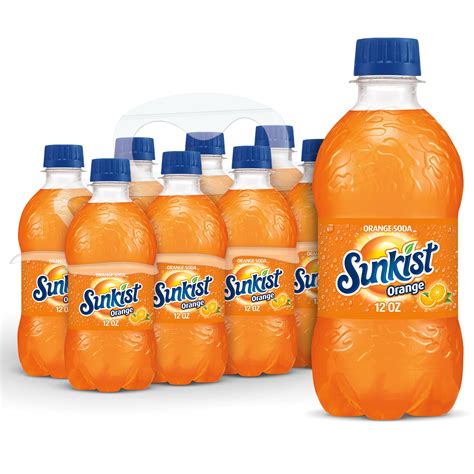 Buy Sunkist Orange Soda, 12 fl oz bottles, 8 pack Online at Lowest ...