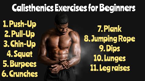 11 Calisthenics Exercises for Beginners: Benefits, Calories Burned and more