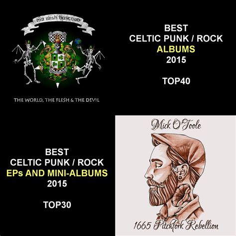 BEST OF 2015 - CELTIC PUNK / ROCK ALBUMS AND EPS - MINI ALBUMS ~ CELTIC FOLK PUNK AND MORE