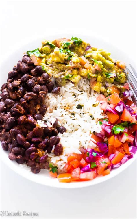 Vegetarian Mexican Rice Bowl Recipe - Tasteeful Recipes