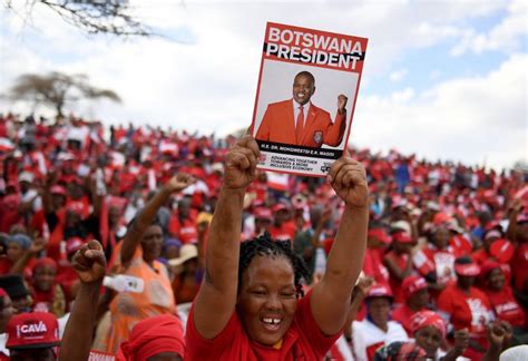 Botswana's President Masisi wins hotly-contested election