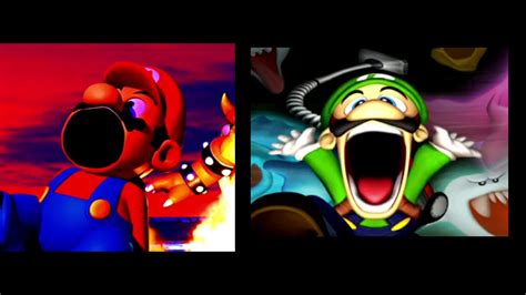 Mario & Luigi Screaming - YouTube