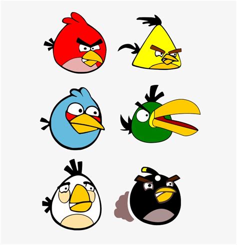 Blue Bird Angry Birds Characters Svg Files - Cartoon Characters Angry Birds - Free Transparent ...