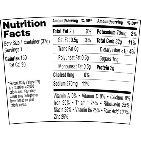 34 Captain Crunch Berries Nutrition Label - Label Design Ideas 2020