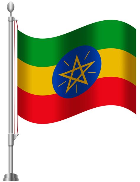 Flag Of Ethiopia National Flag Map Png Clipart Amharic Area - Bank2home.com