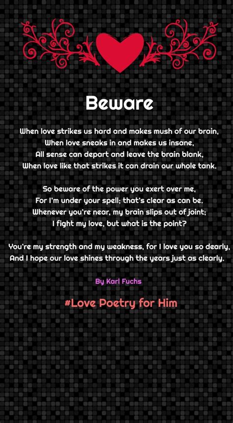 12 Sweet Rhyming Love Poems for Him - Cute Boyfriend / Hubby