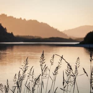 River Sunset Fine Art Photograph, Dusk Nature Photography on Canvas, Print or Metal, Dusk ...