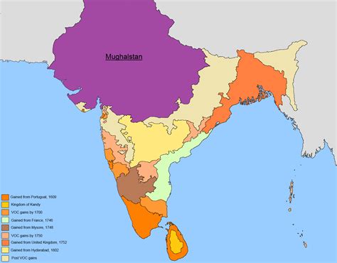 An Alternate History of the Netherlands (and more): India and Ceylon