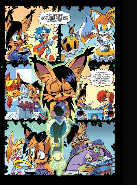 Sonic Comic Origins: Nicole | Archie Sonic Comics | Know Your Meme