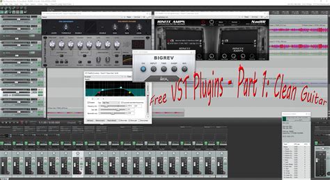 How to use free VST plugins to achieve clean reverb guitar tones in Reaper (DAW). Plugin links ...