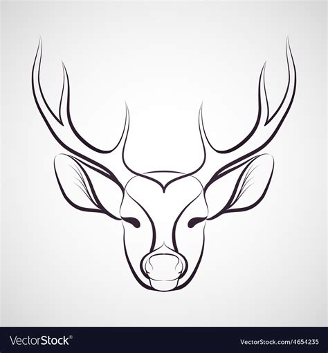 Deer logo Royalty Free Vector Image - VectorStock