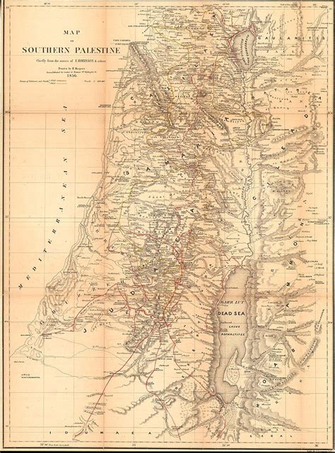 Palestine, Map, Old maps