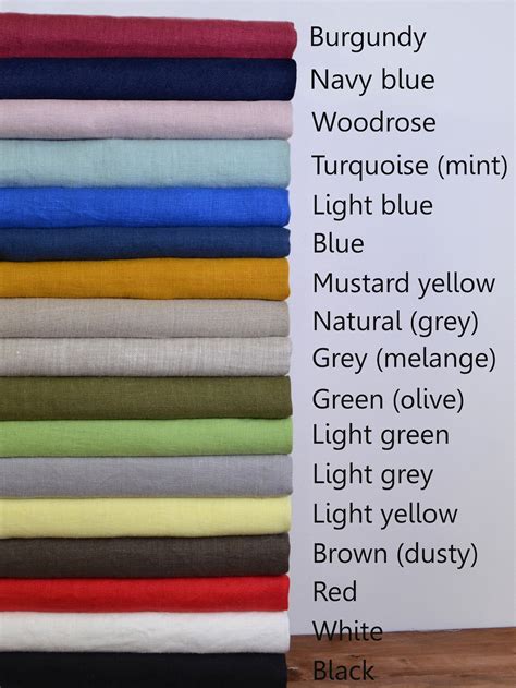 Linen Napkins Set in Various Colors. Dinner and Wedding Cloth - Etsy