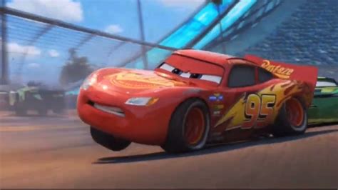 Cars 3 Florida 500 crash but it’s lightning McQueen flying - YouTube