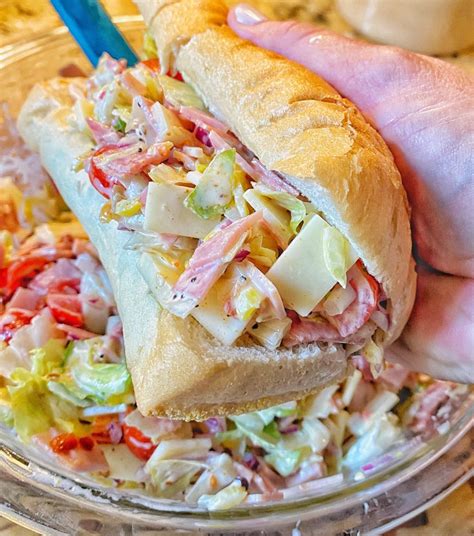 Italian Sub Chop Sandwiches - The Tipsy Housewife