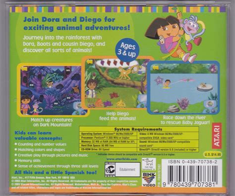 Dora The Explorer: Animal Adventures (Atari) (2003) : Atari : Free Download, Borrow, and ...