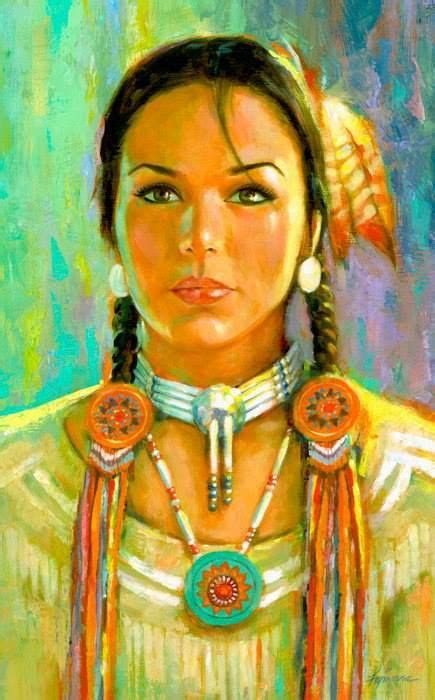 . Native American Paintings, Native American Girls, Native American ...