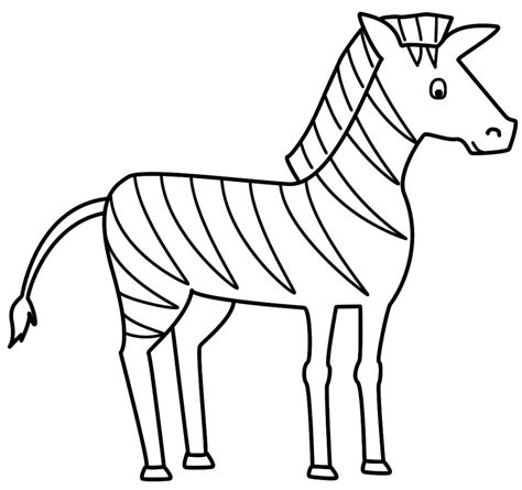 Zebra Coloring Pages Photos – Animal Place