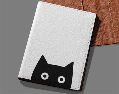 Colourful Cat Gang Passport Cover Gift for Cat Lover Passport Holder Case Travel Accessories ...