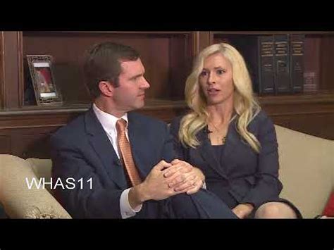 Andy Beshear joined by wife Britainy for year-end interview - YouTube